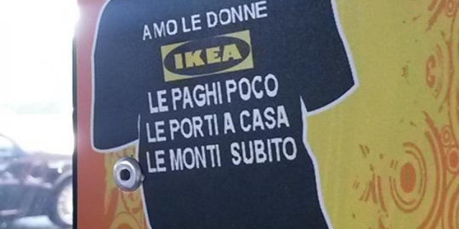Sessismo taglia XXXL. 